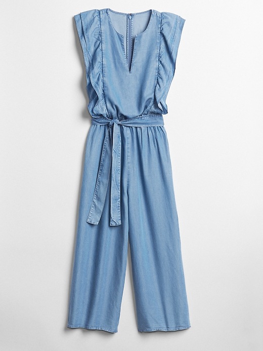 Image number 5 showing, Ruffle Sleeve Jumpsuit in TENCEL&#153