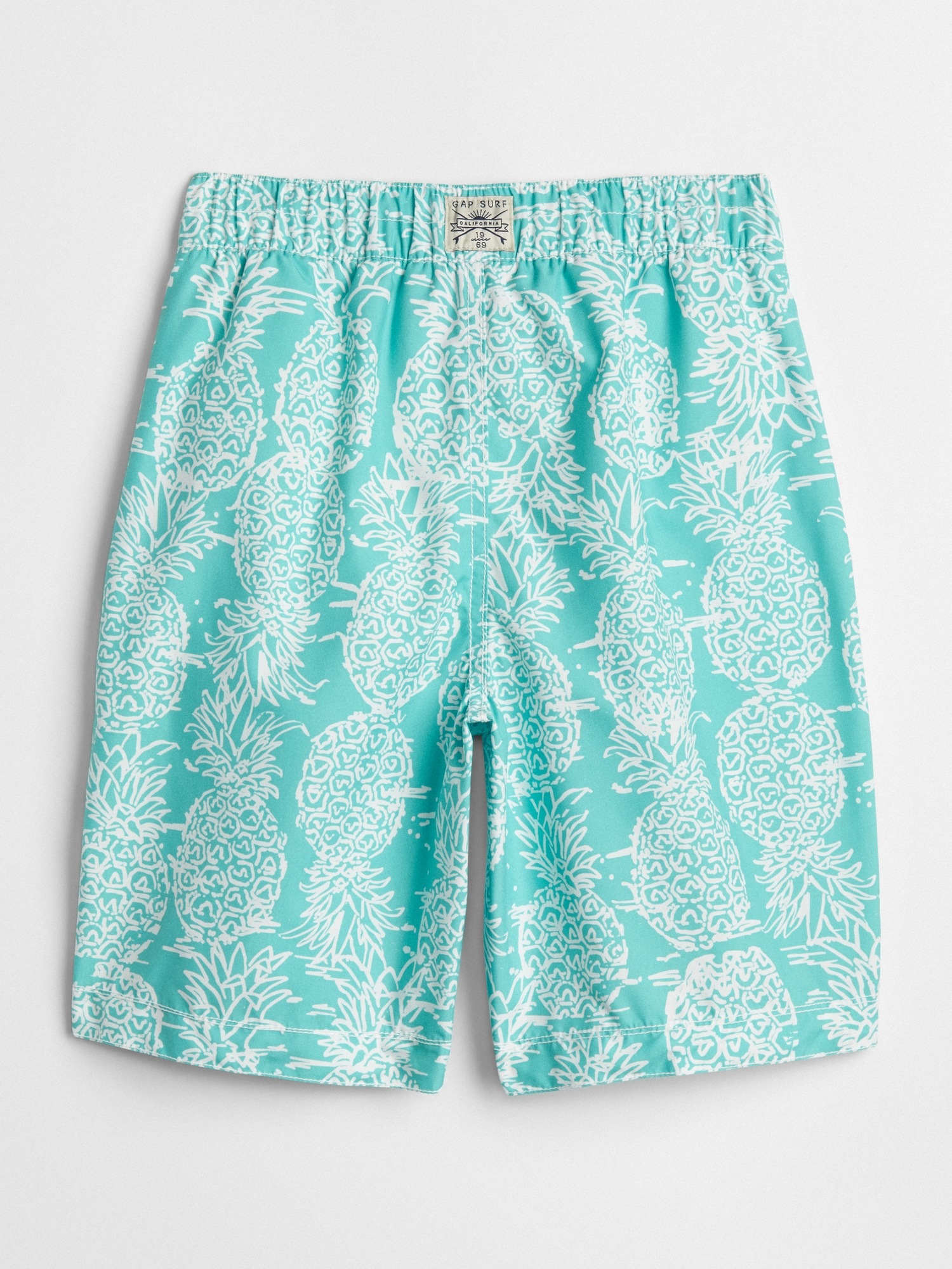 Pineapple swim trunks gap