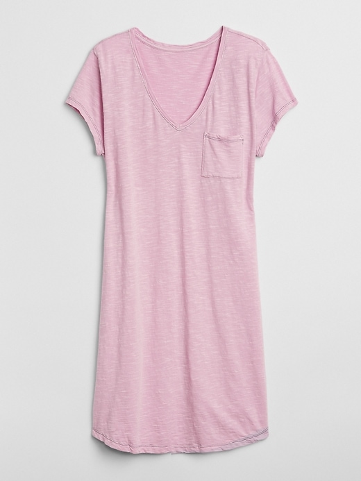 Image number 6 showing, Short Sleeve Pocket T-Shirt Dress