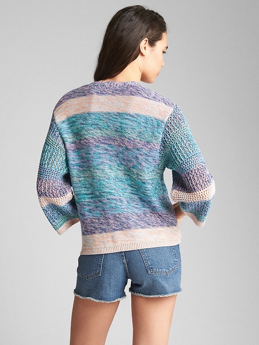 Image number 2 showing, Open-Front Kimono Sleeve Sweater