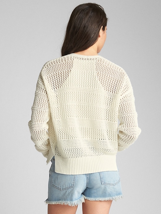 Image number 2 showing, Cocoon Open-Front Cardigan Sweater