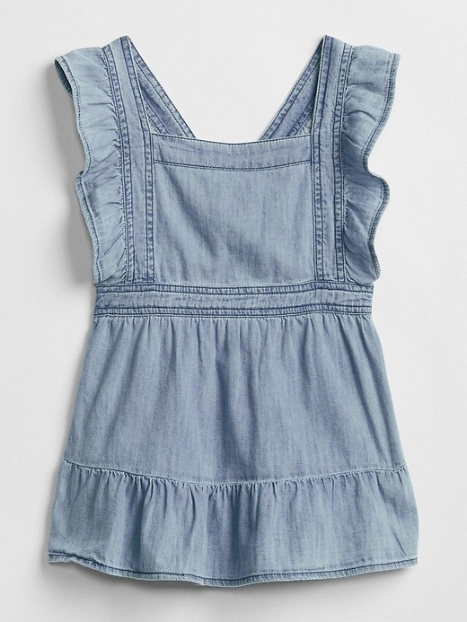 Gap denim apron dress online