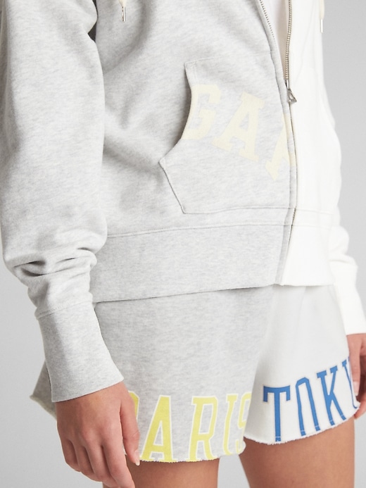 Image number 5 showing, Logo Global Remix Pullover Hoodie in French Terry