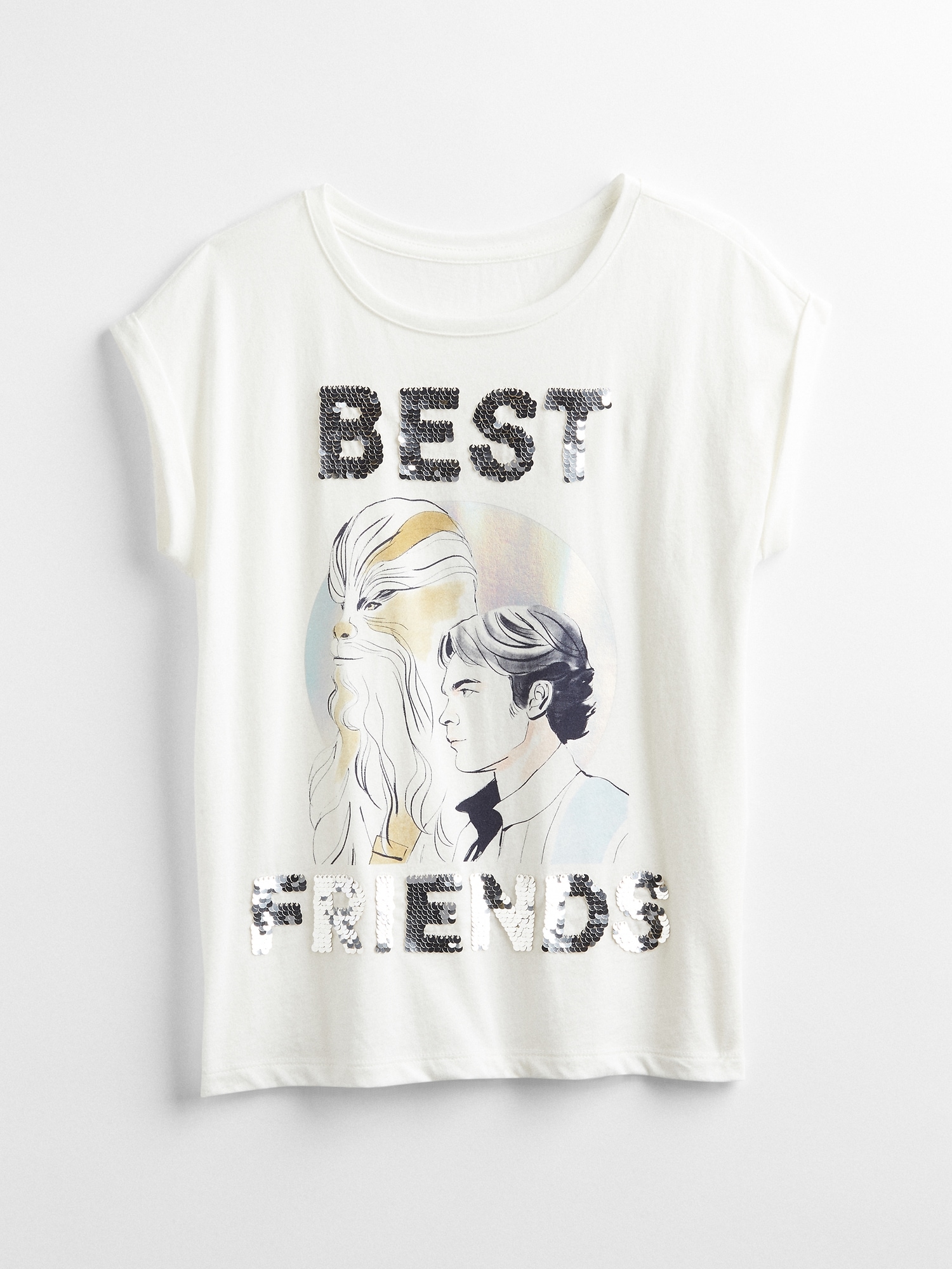 T shirt star wars sequin top