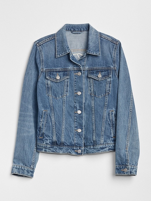 Icon Denim Jacket with Patchwork Detail | Gap