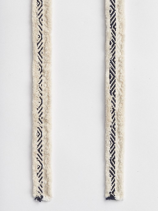 Image number 3 showing, Woven Fringe Tie-Belt