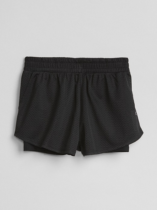 Image number 6 showing, GapFit 5" Perforated Double-Layer Shorts