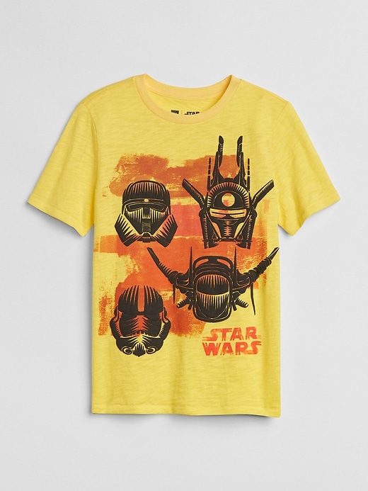 1 of 8 showing, with the color lemon peel of product GapKids &#124 Star Wars™ T-Shirt