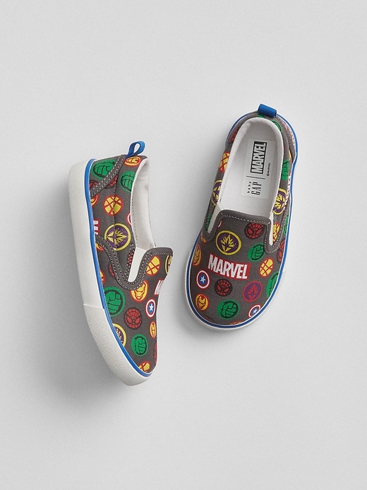 View large product image 1 of 1. babyGap &#124 Marvel&#169 Slip-On Sneakers