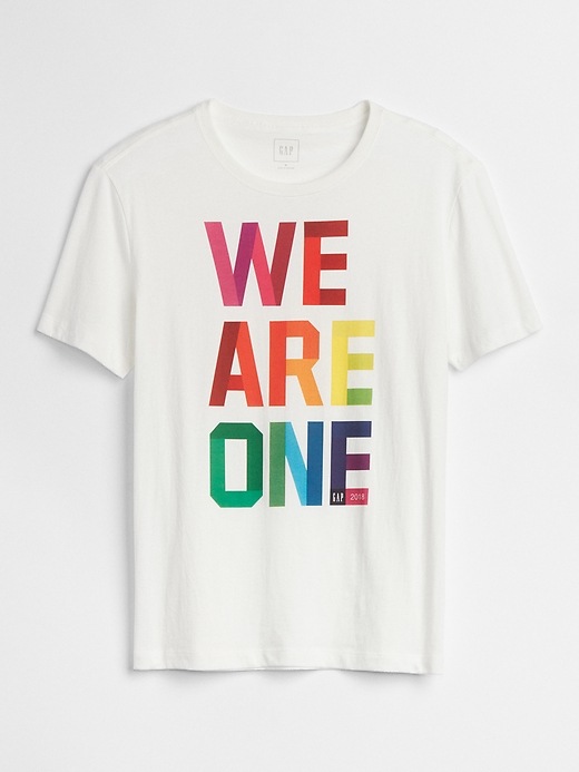 View large product image 1 of 1. PRIDE Graphic Crewneck T-Shirt