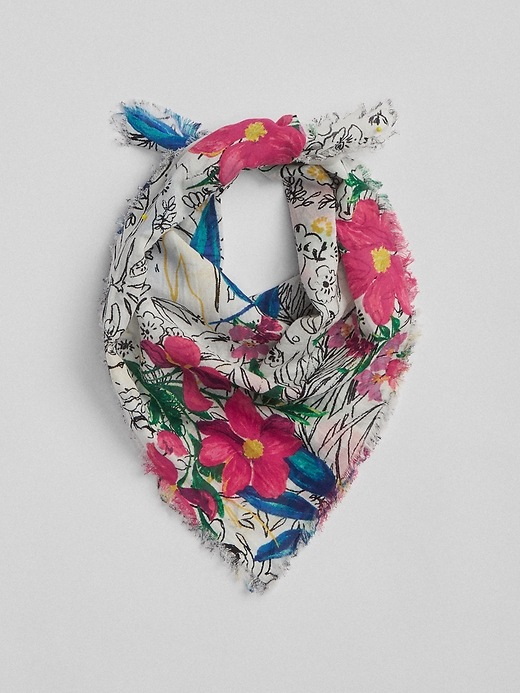 View large product image 1 of 1. Floral Print Bandana