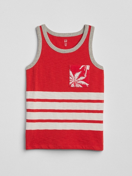 View large product image 1 of 3. Stripe Pocket Tank