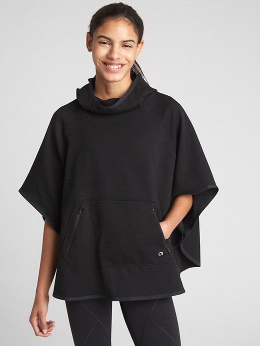 View large product image 1 of 6. GapFit Hooded Poncho
