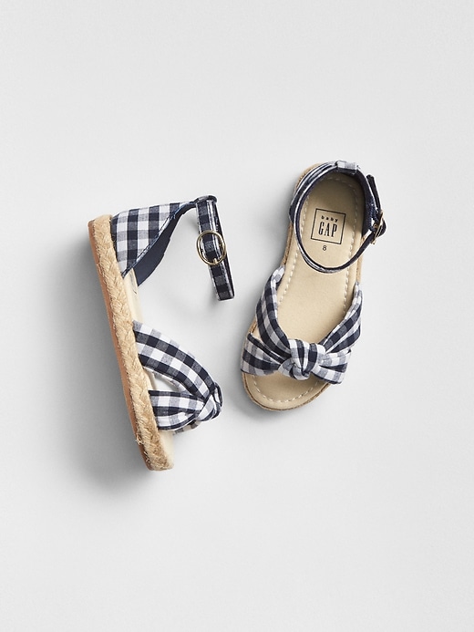 View large product image 1 of 1. Knot Espadrille Sandals