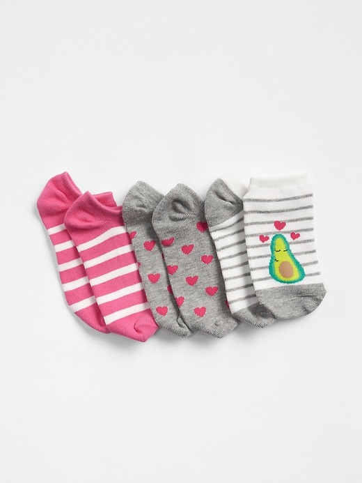 View large product image 1 of 1. Avocado No-Show Socks (3-Pack)