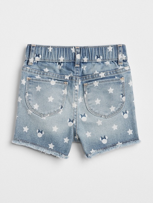 2 of 8 showing, with the color minnie mouse of product GapKids &#124 Disney Midi Shorts