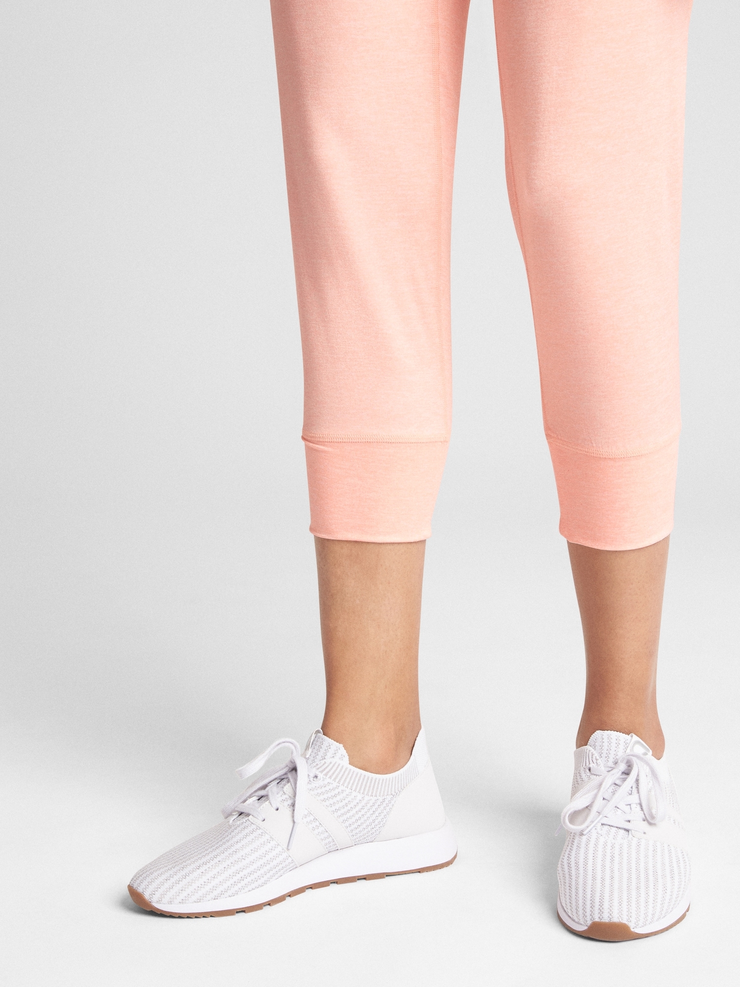 GapFit Crop Joggers in Lightweight Brushed Tech Jersey Gap