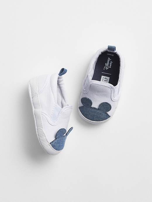 View large product image 1 of 1. GapKids &#124 Disney Mickey Mouse Slip-On Sneakers