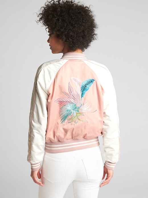 Image number 2 showing, Floral Embroidery Souvenir Jacket