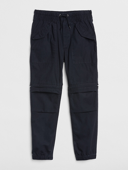 View large product image 1 of 1. Zip-Off Cargo Joggers