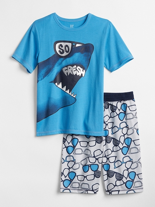 Image number 1 showing, Shark Short PJ Set