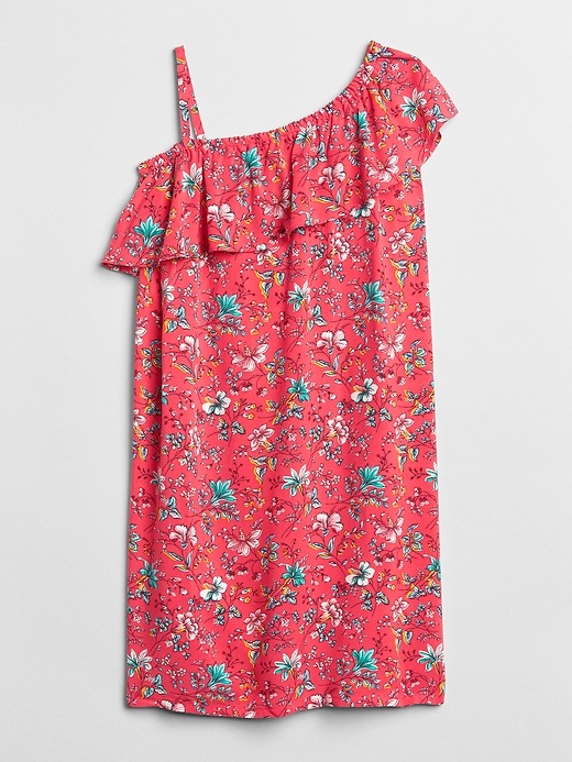 Image number 1 showing, Floral Asymmetrical Dress