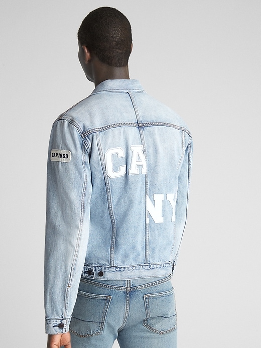 Image number 2 showing, Icon Denim Jacket with Patchwork
