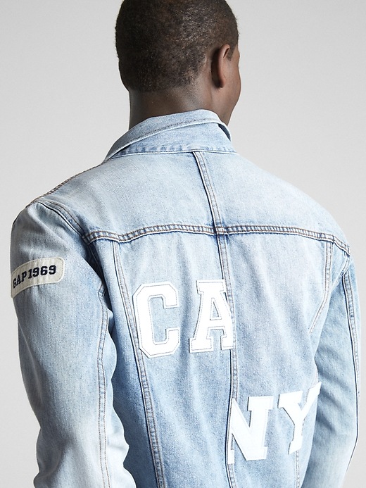 Image number 5 showing, Icon Denim Jacket with Patchwork