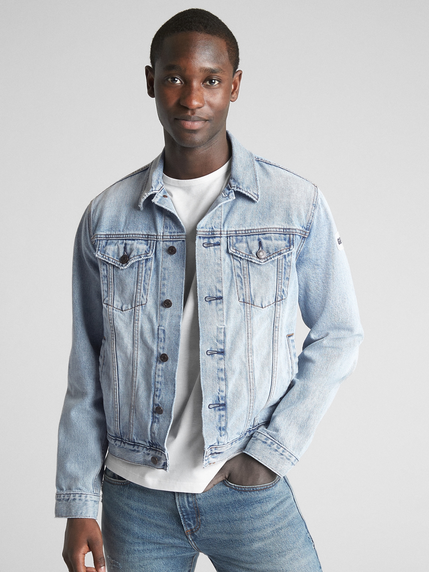 Gap Patchwork Denim Jacket