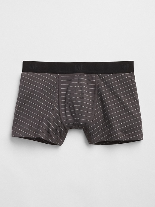 View large product image 1 of 1. 3" Stripe Boxer Brief Trunks