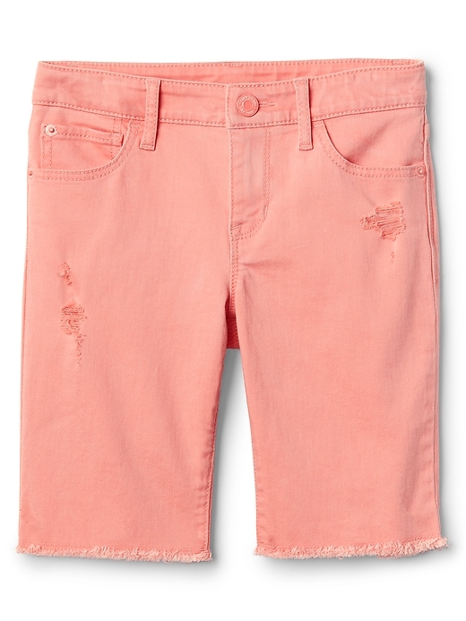 Image number 2 showing, Kids Bermuda Shorts in Color with Stretch