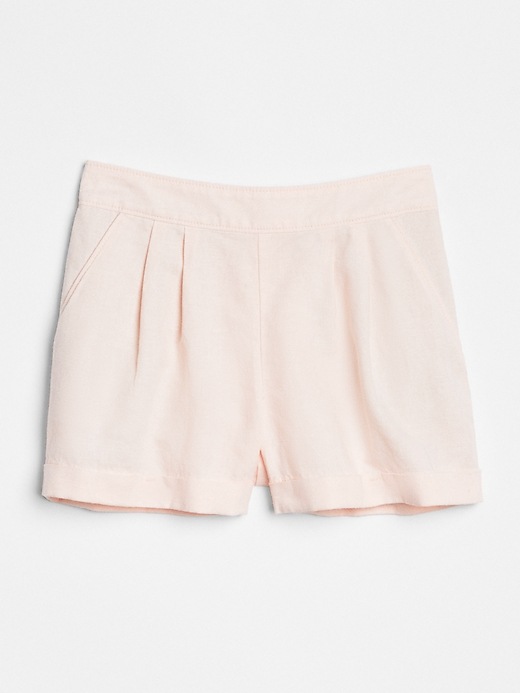 Image number 2 showing, Pull-On Shorts in Linen
