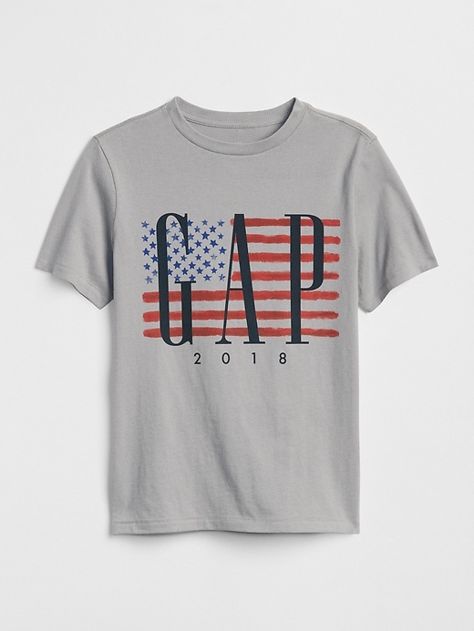 View large product image 1 of 1. Flag Logo T-Shirt