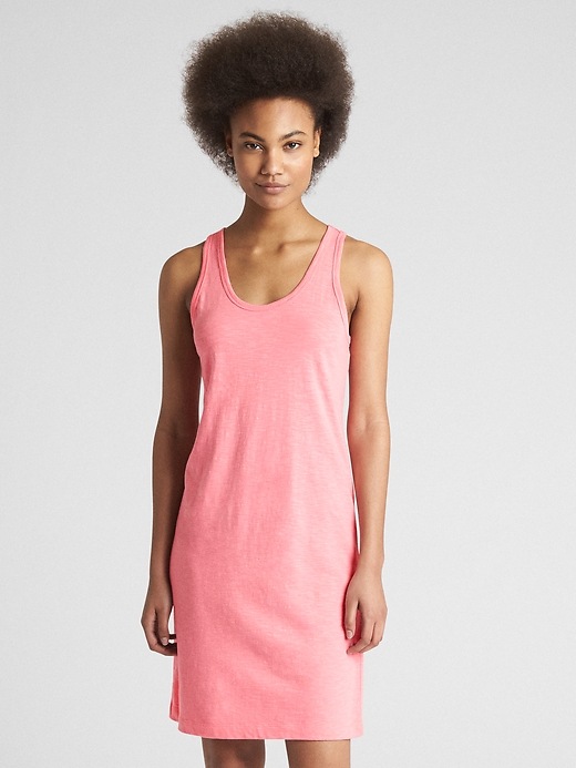 Image number 8 showing, Tank Dress in Cotton-Modal