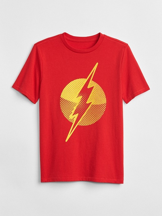 1 of 8 showing, with the color flash red of product GapKids &#124 DC™ Graphic T-Shirt