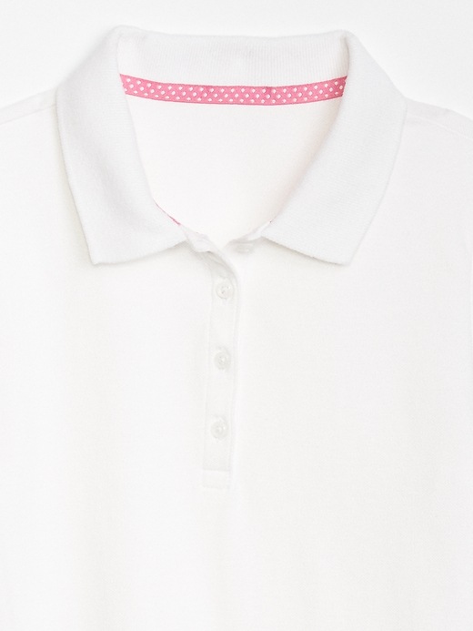 Image number 4 showing, Kids Uniform Long Sleeve Polo Shirt