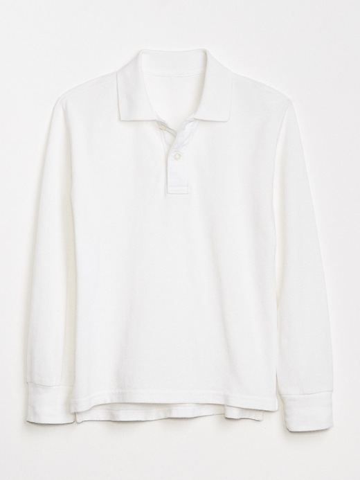 Image number 9 showing, Uniform Long Sleeve Polo Shirt