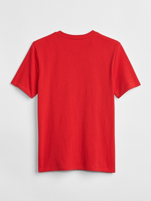 2 of 8 showing, with the color flash red of product GapKids &#124 DC™ Graphic T-Shirt