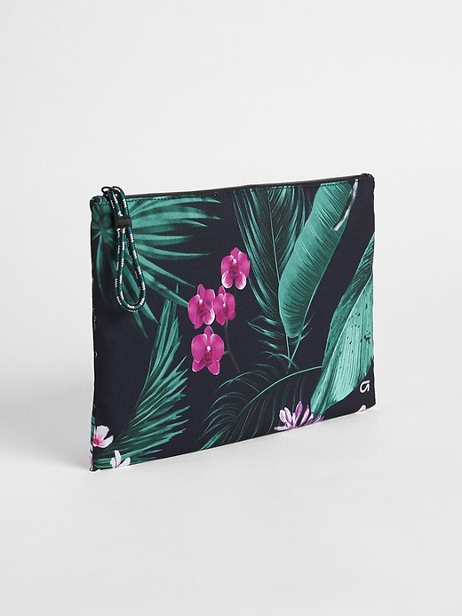 View large product image 1 of 1. GapFit Print Pouch Clutch