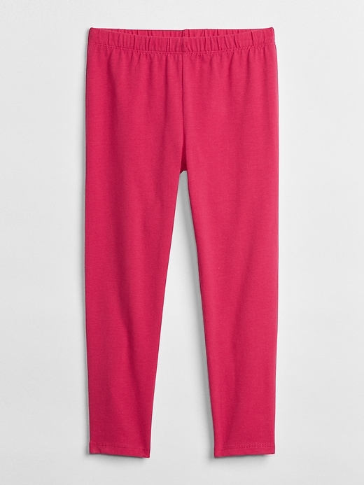 View large product image 1 of 1. Kids Capri Leggings in Stretch Jersey
