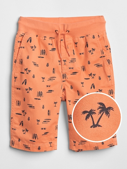 View large product image 1 of 1. Kids Print Pull-On Shorts