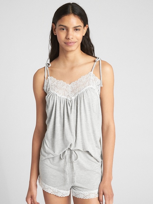 Image number 4 showing, Lace Trim Cami