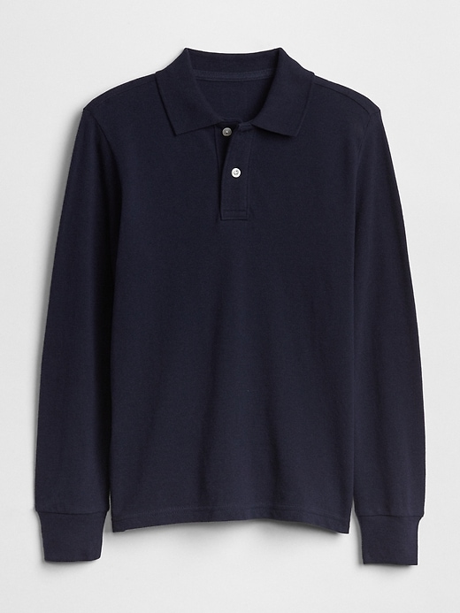 Image number 8 showing, Uniform Long Sleeve Polo Shirt