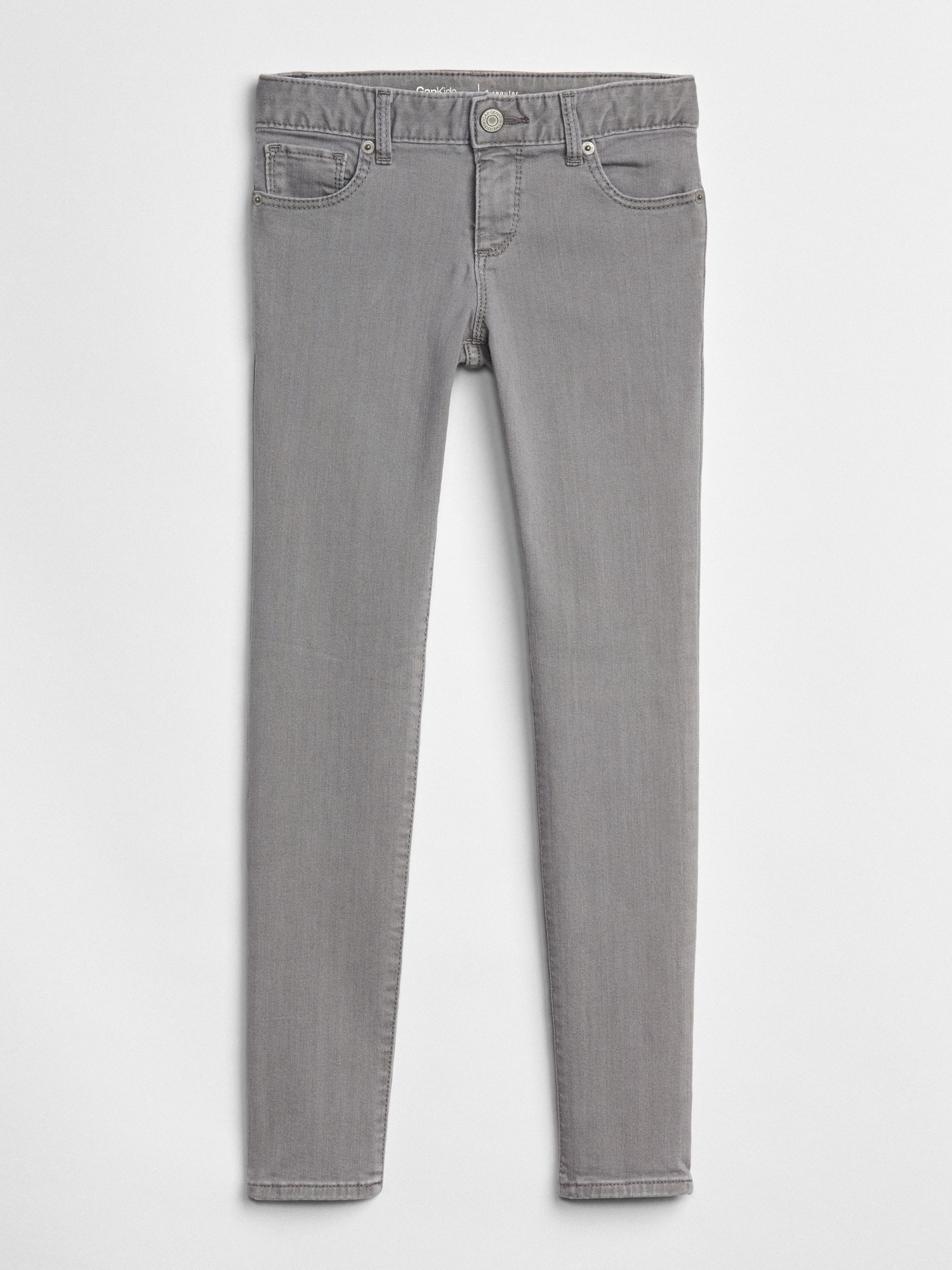 grey skinny stretch jeans