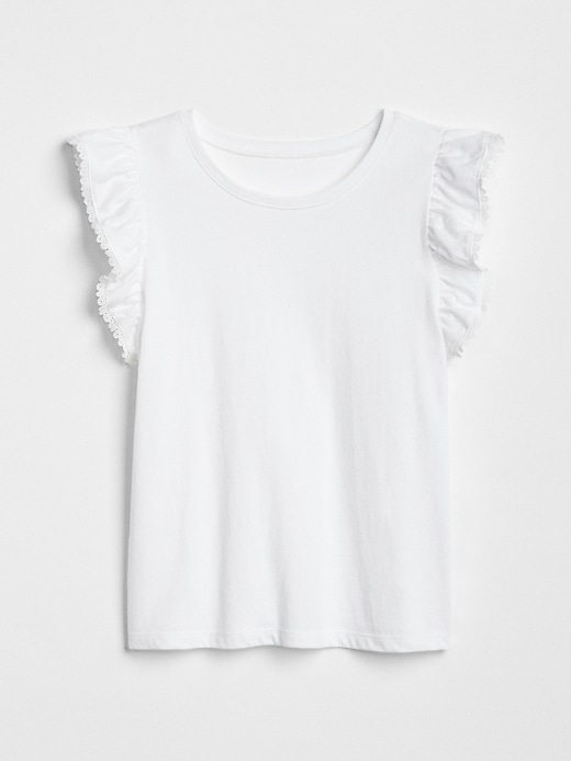 1 of 8 showing, with the color white of product Flutter T-Shirt