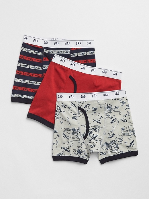 View large product image 1 of 1. Shark Boxer Briefs (3-Pack)