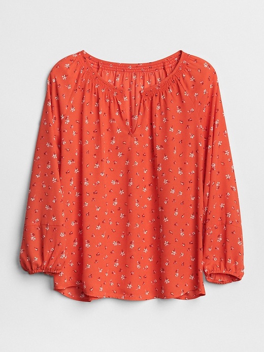 Image number 6 showing, Floral Balloon Sleeve Blouse