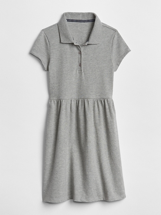Image number 6 showing, Kids Uniform Short Sleeve Polo Dress