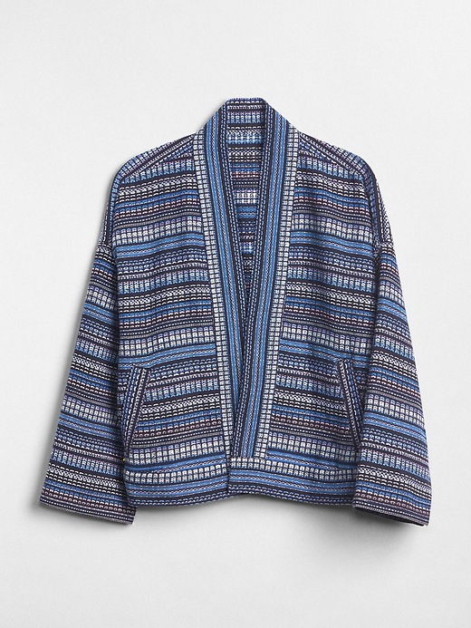 Image number 6 showing, Open-Front Pattern Jacket