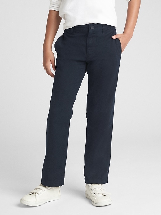 Image number 2 showing, Kids Relaxed Khakis in Stretch